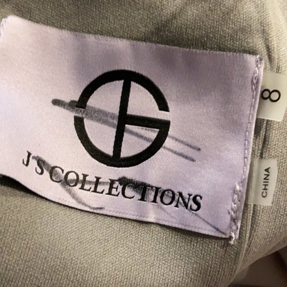 NWOT JS Collections Illusion Yoke Cocktail Dress - Picture 4 of 4